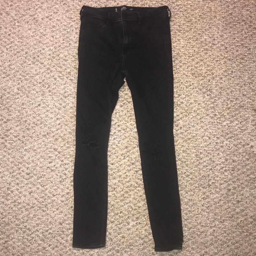 Distressed Hollister Jean Legging